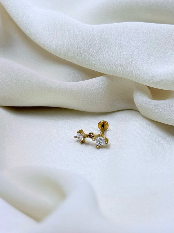 Piercing labret charm luce Gold