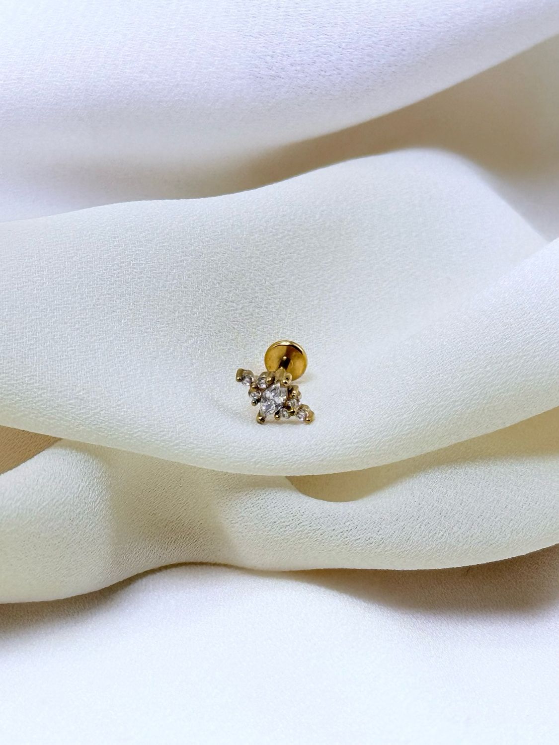 Piercing labret diadema Gold