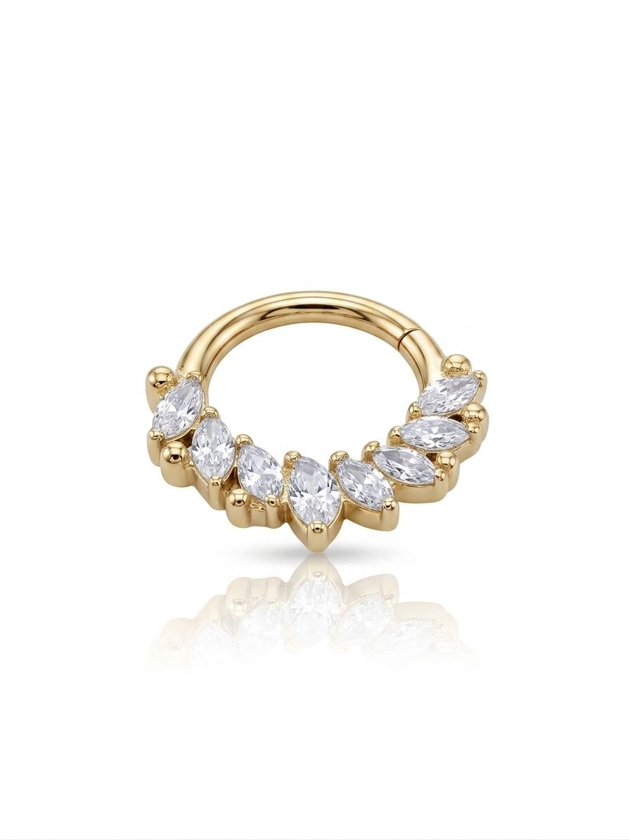 Piercing segment petali Gold