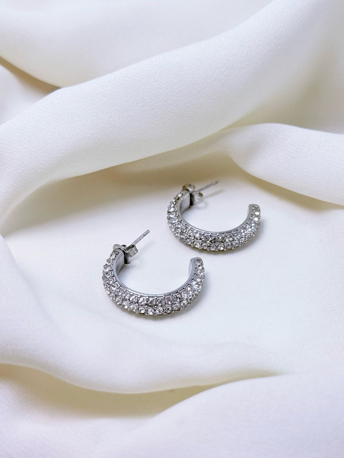 Orecchini big glow silver