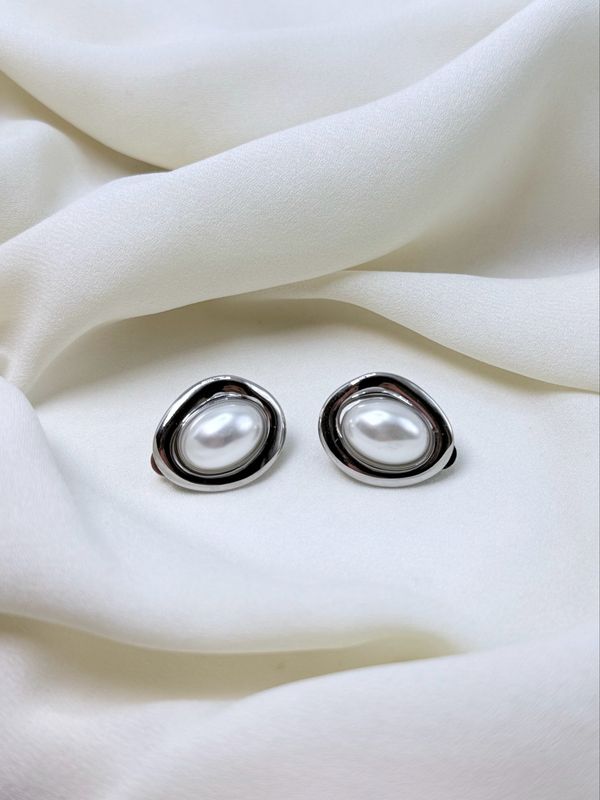 Orecchini clip demure silver