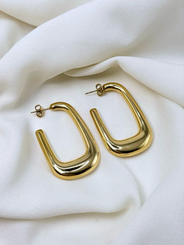 Orecchini rettangolo bold