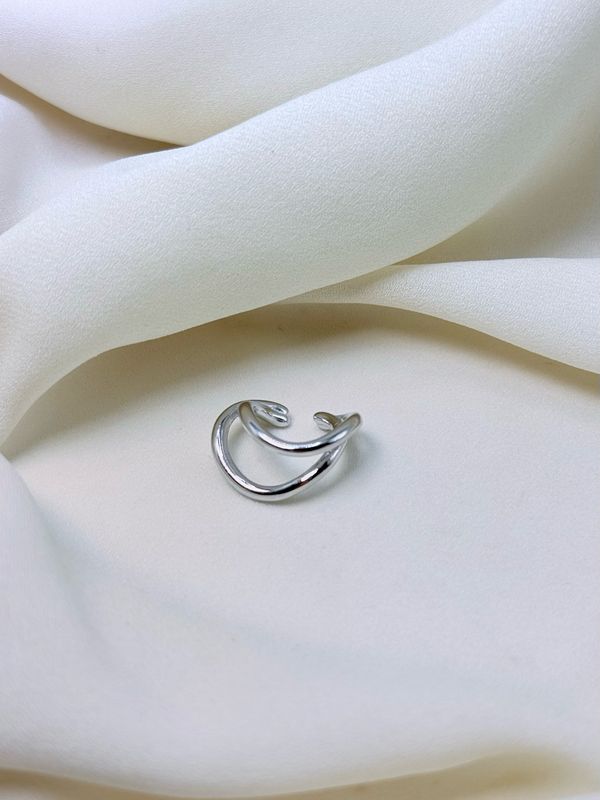Earcuff wave silver