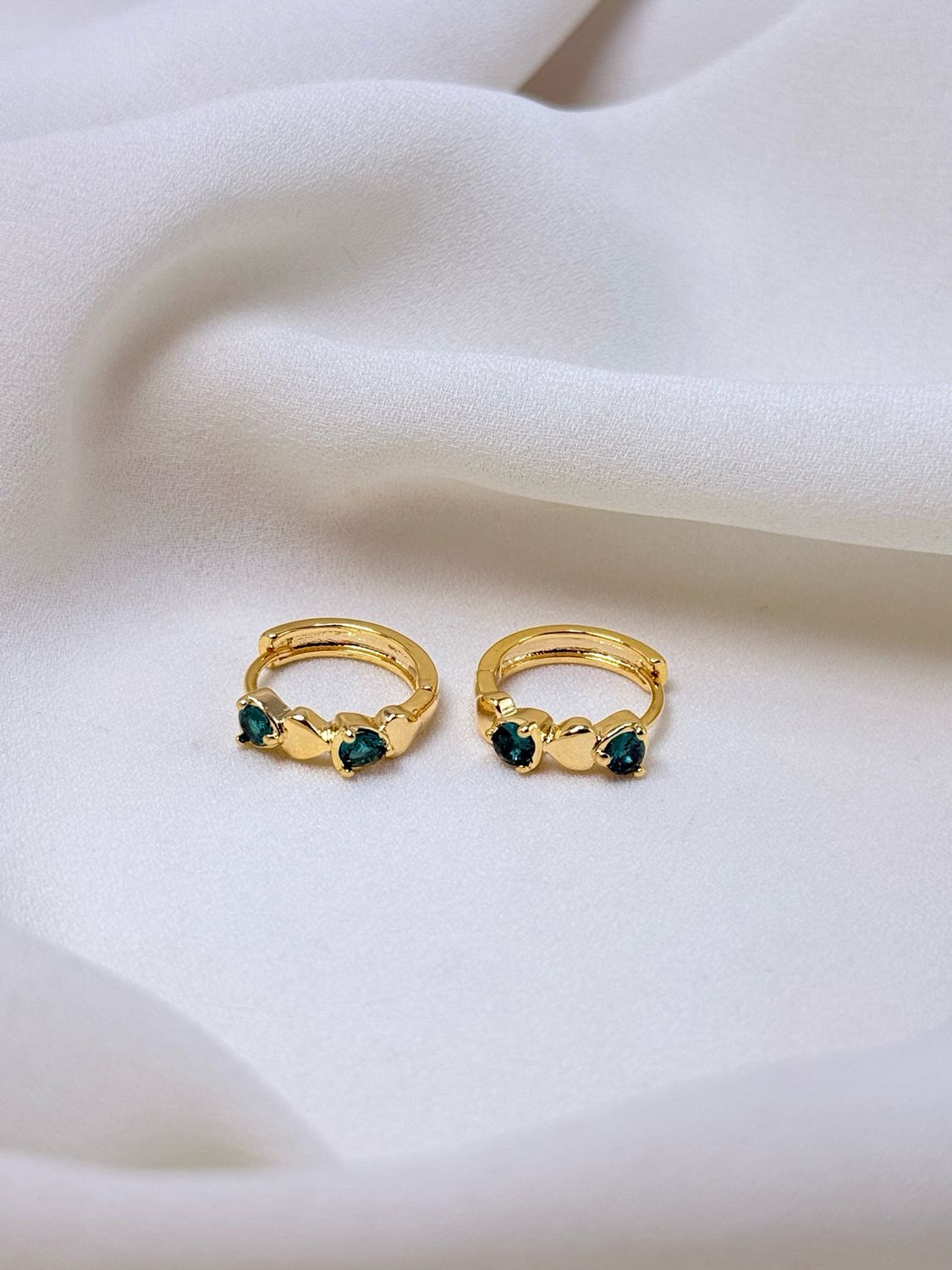 Hoop trilogy amo verde Gold