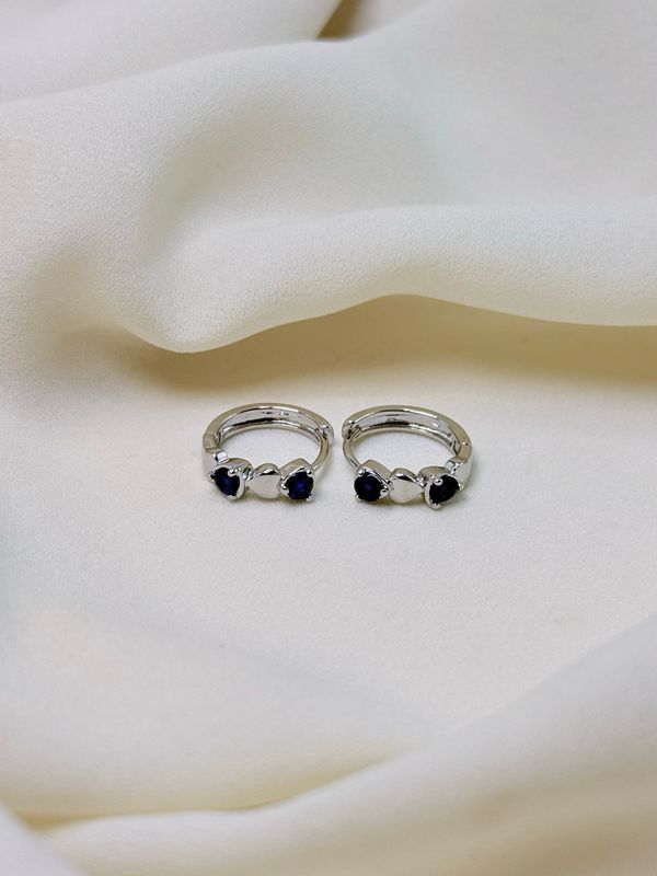 Hoop trilogy amo blu silver