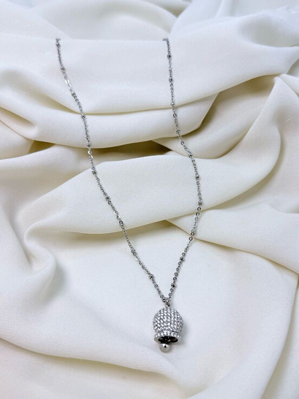 Collana charm sonaglio silver