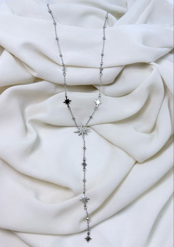 Collana Y stella polare silver