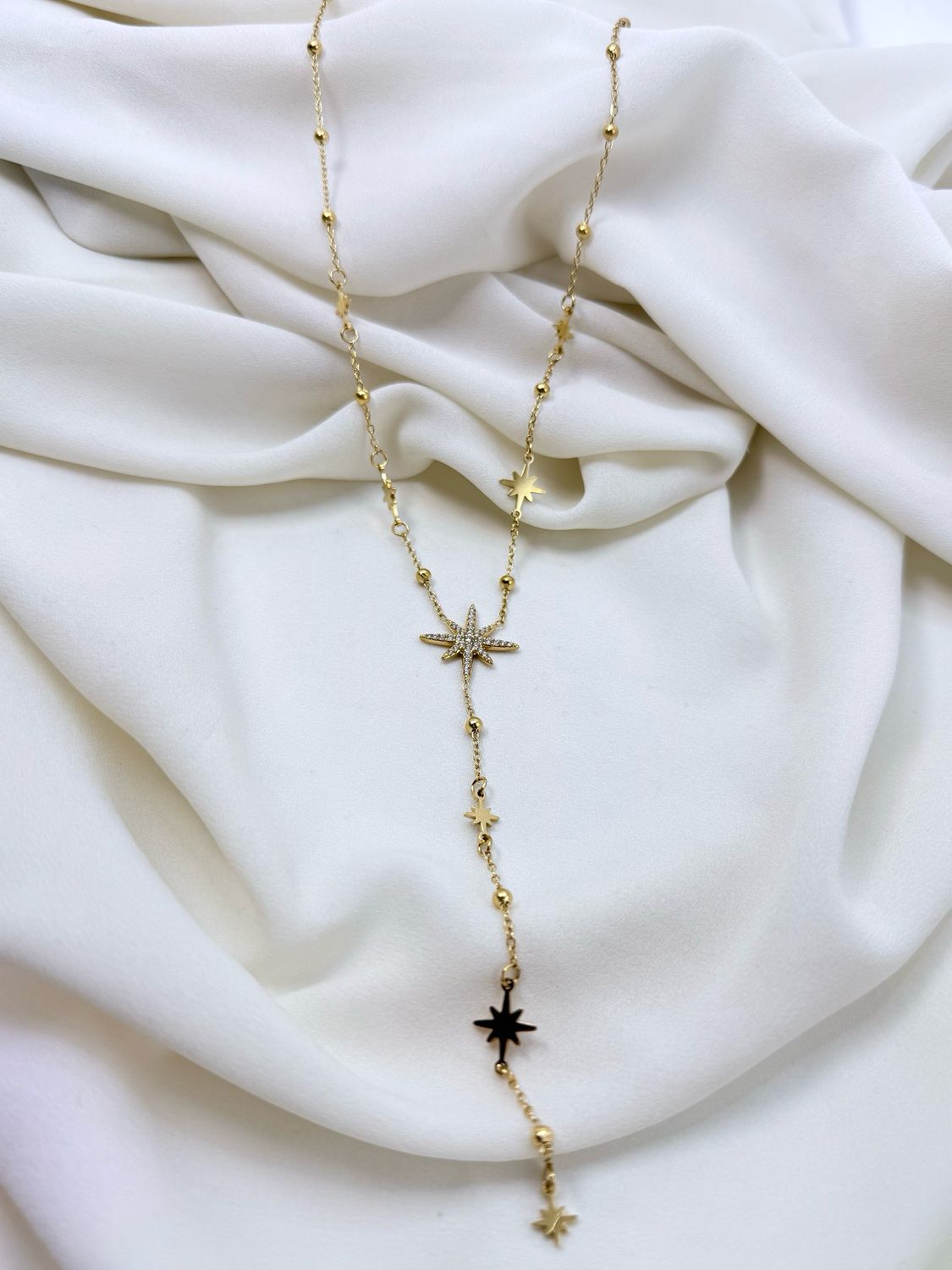 Collana Y stella polare Gold