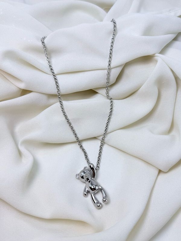 Collana charm big teddy silver