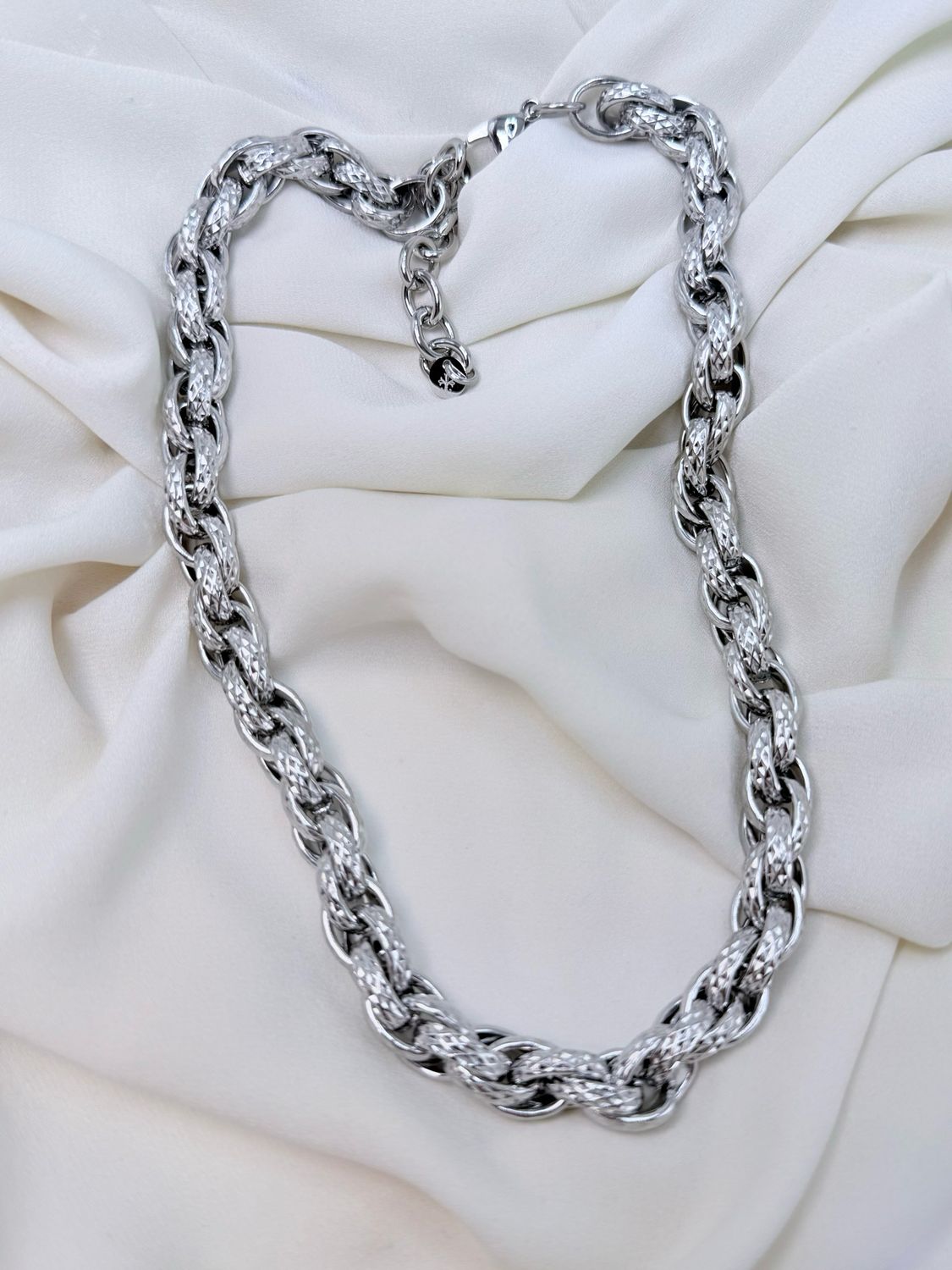 Girocollo big iconic silver