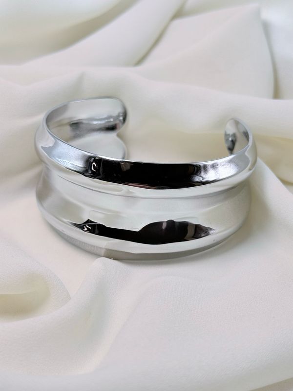 Bangle double silver