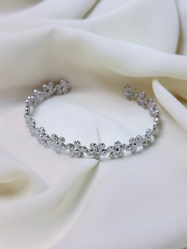 Bracciale flora silver
