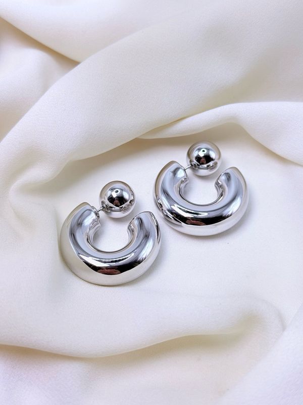 Orecchini piercing chuncky silver