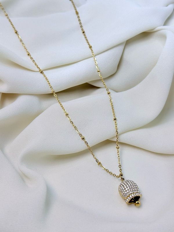 Collana charm sonaglio gold