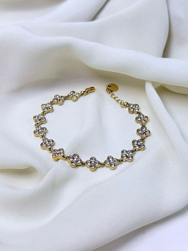 Bracciale shine flora gold