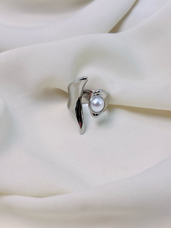 Anello malo perla silver