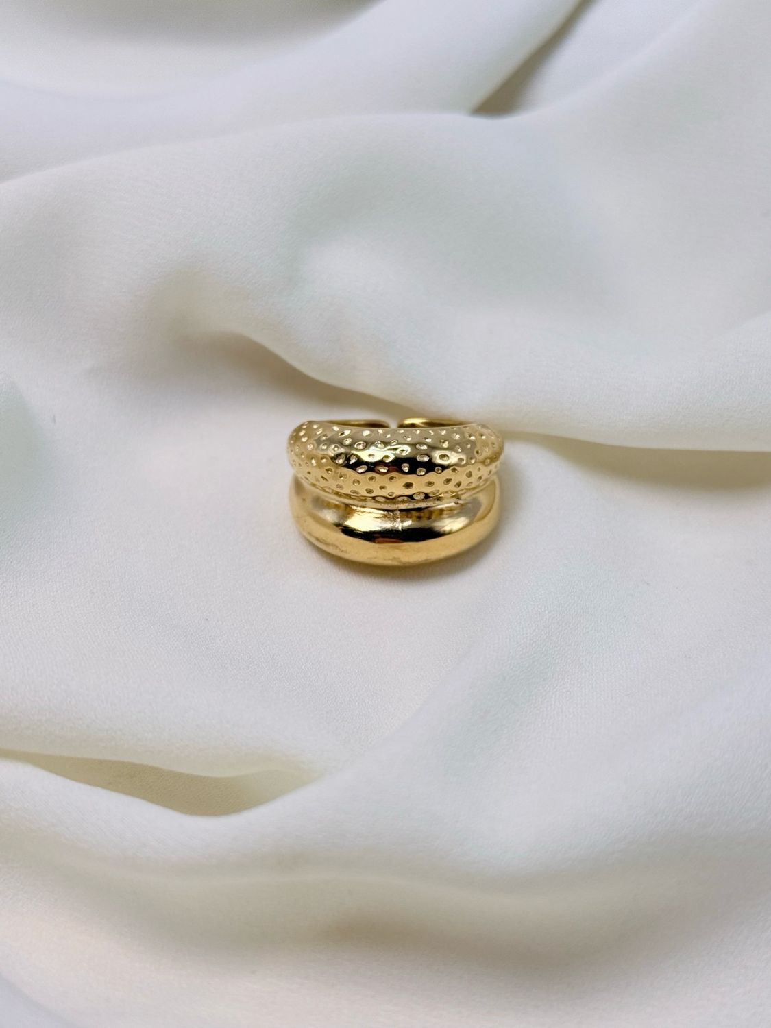 Anello double bold Gold