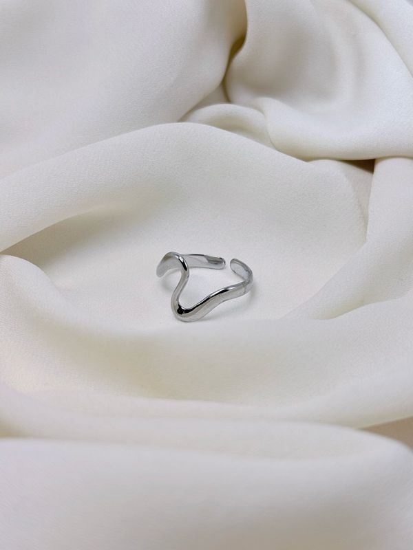 Anello onda silver