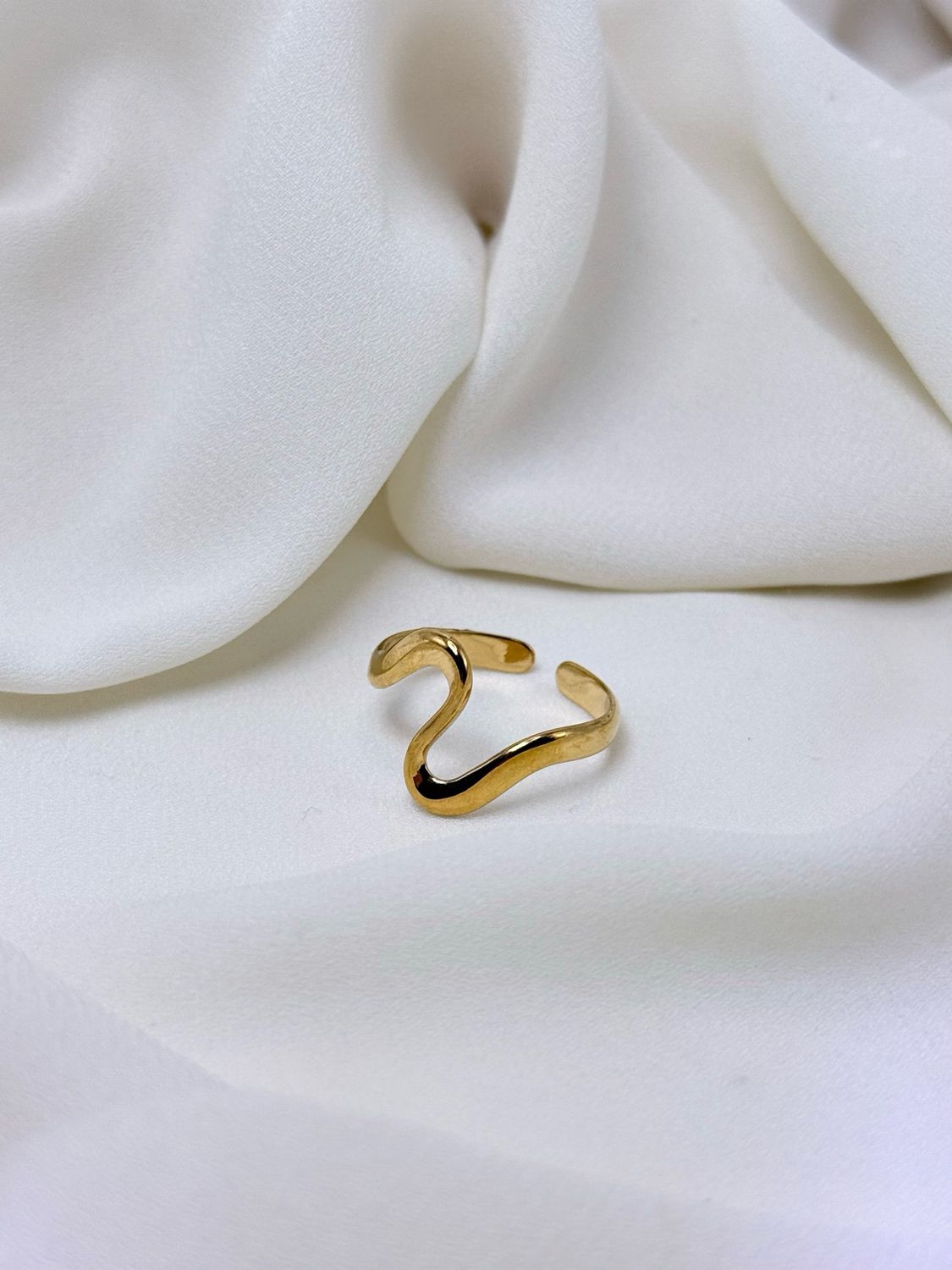 Anello onda gold