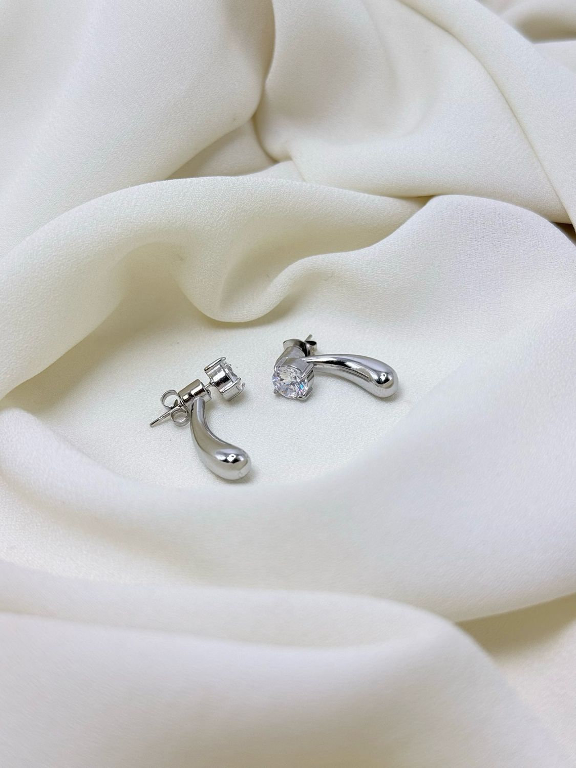 Orecchini luce piercing silver