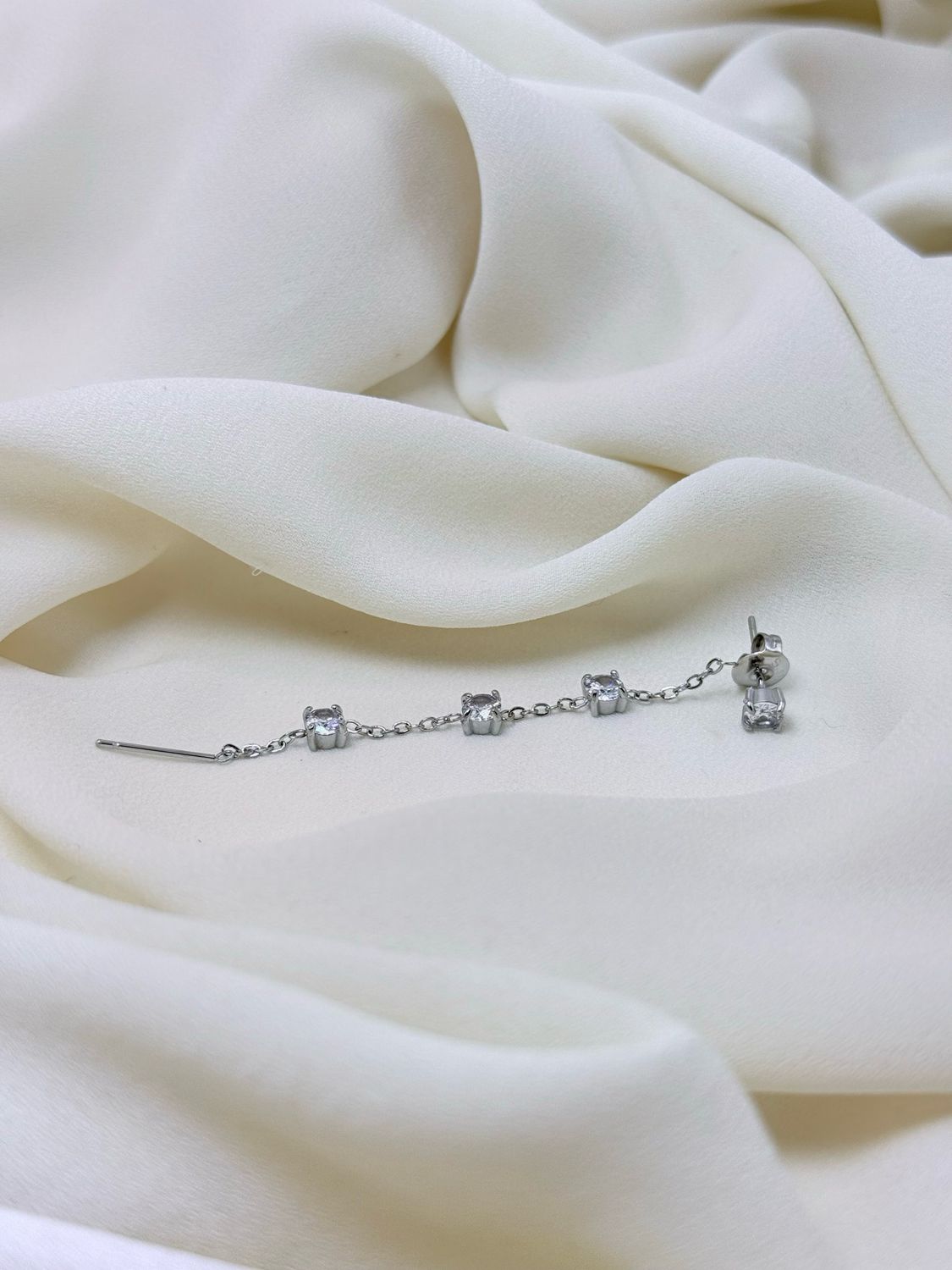 Orecchino cometa silver