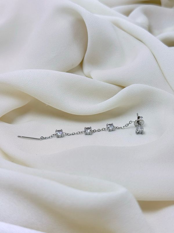 Orecchino cometa silver