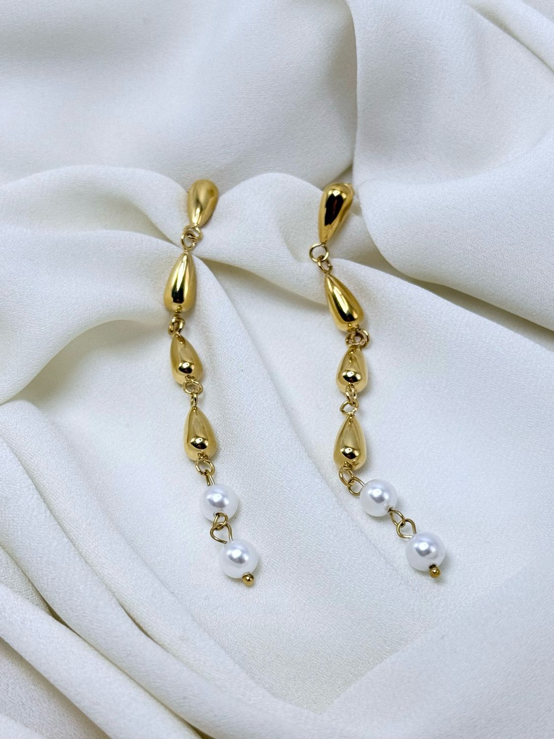 Orecchini perla pendol Gold