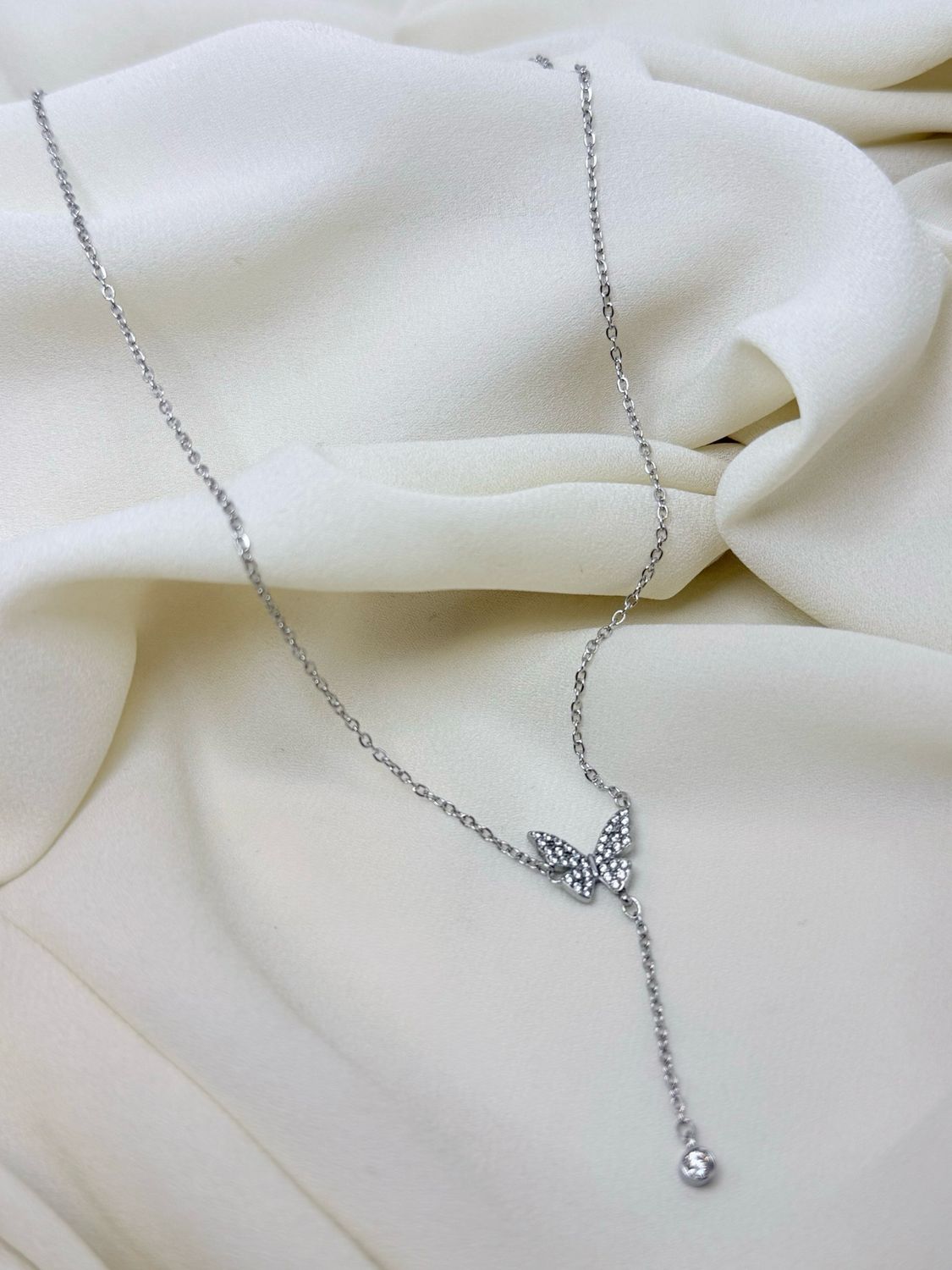 Collana farfalla pendol gold