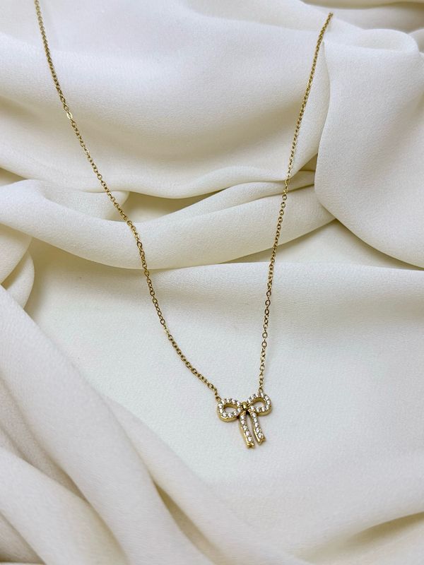 Collana baby fiocco Gold