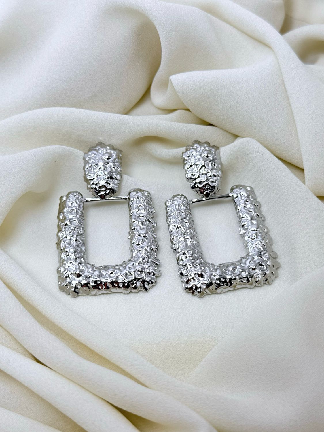 Orecchini retró silver