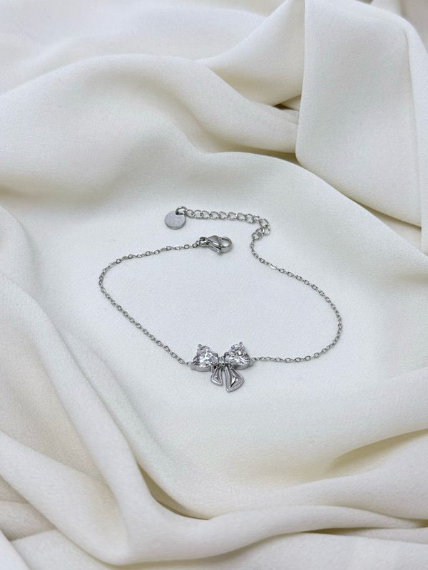 Bracciale fiocchetto silver