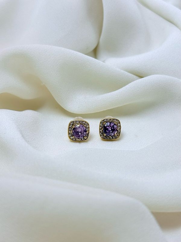 Orecchini mochi violet Gold