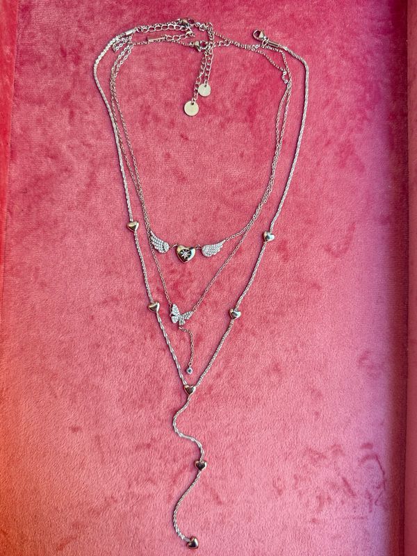 Combo goodbye love silver