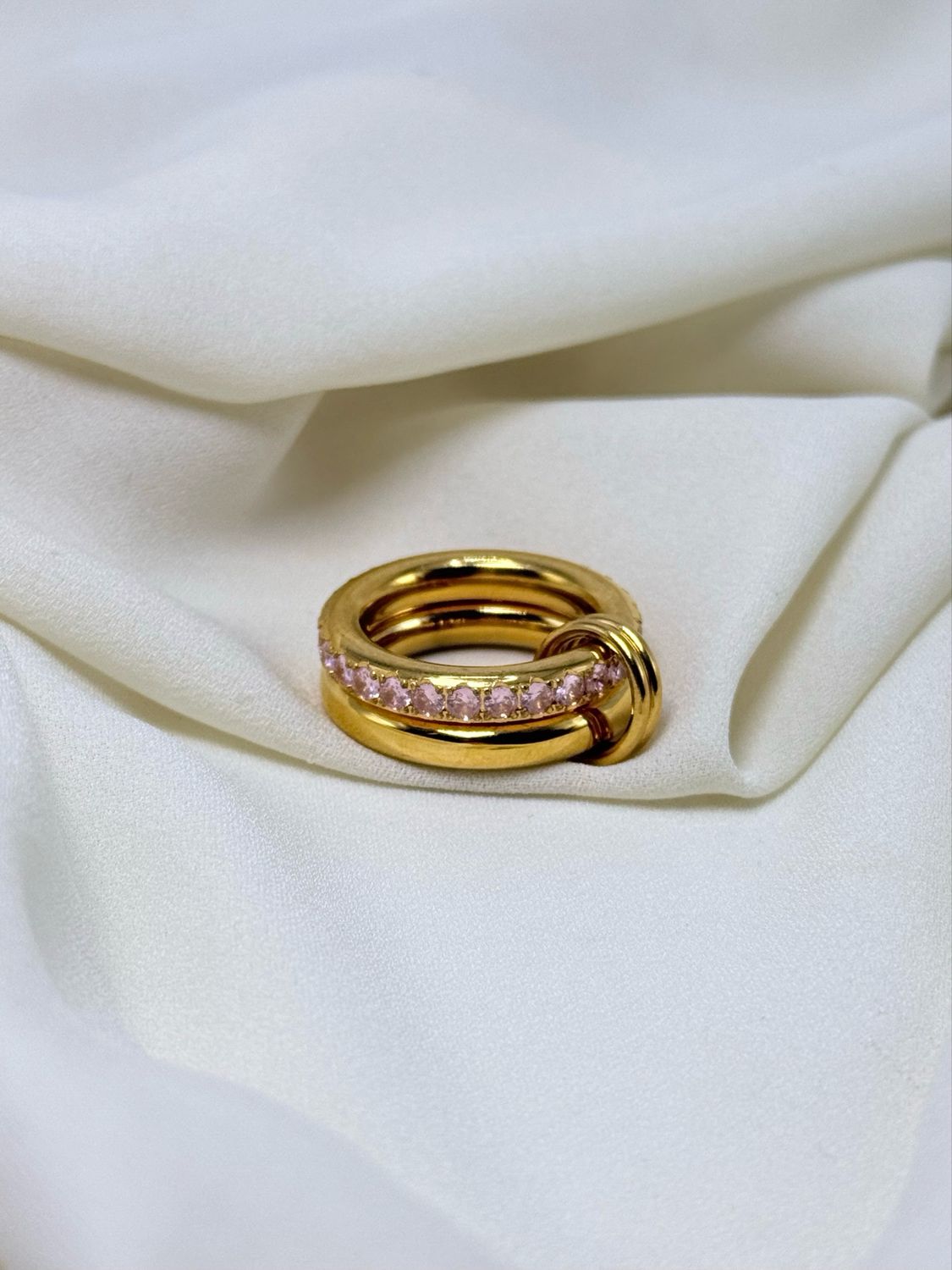 Anello unione punk Gold