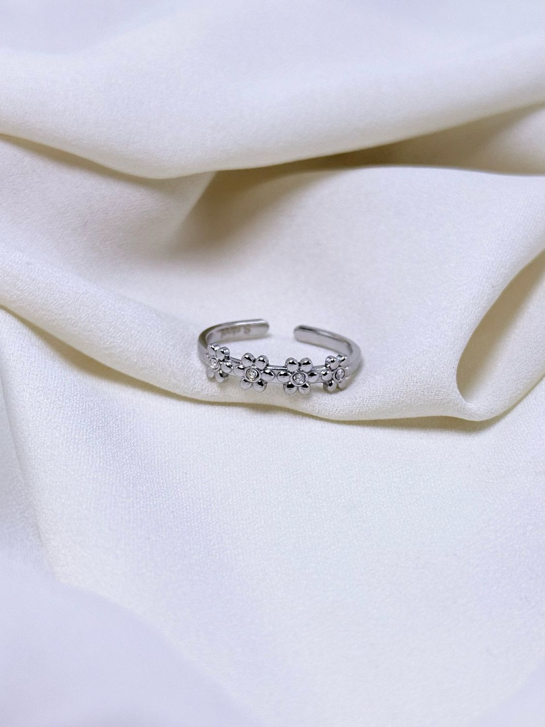 Anello spring silver