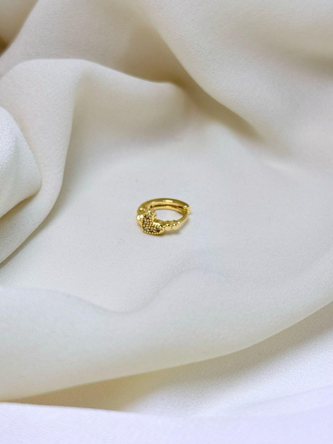 Hoop micro love Gold