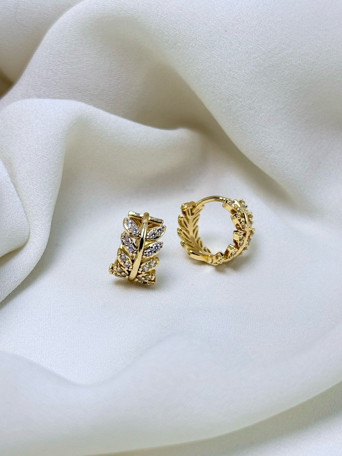 Hoop fogliolina big gold