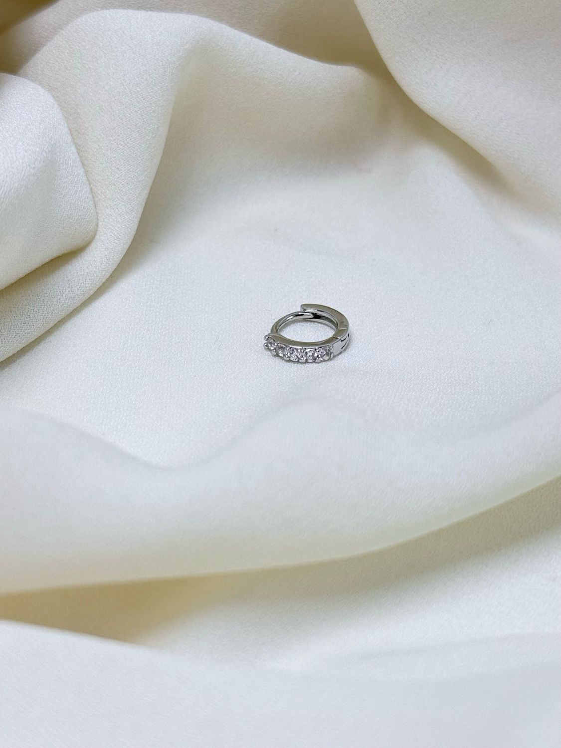 Hoop micro basic silver