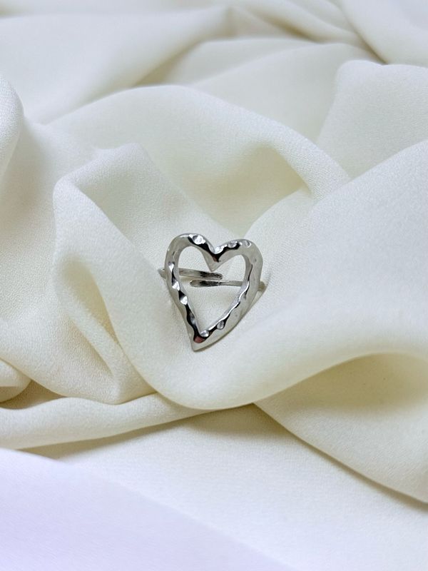 Anello love moon silver
