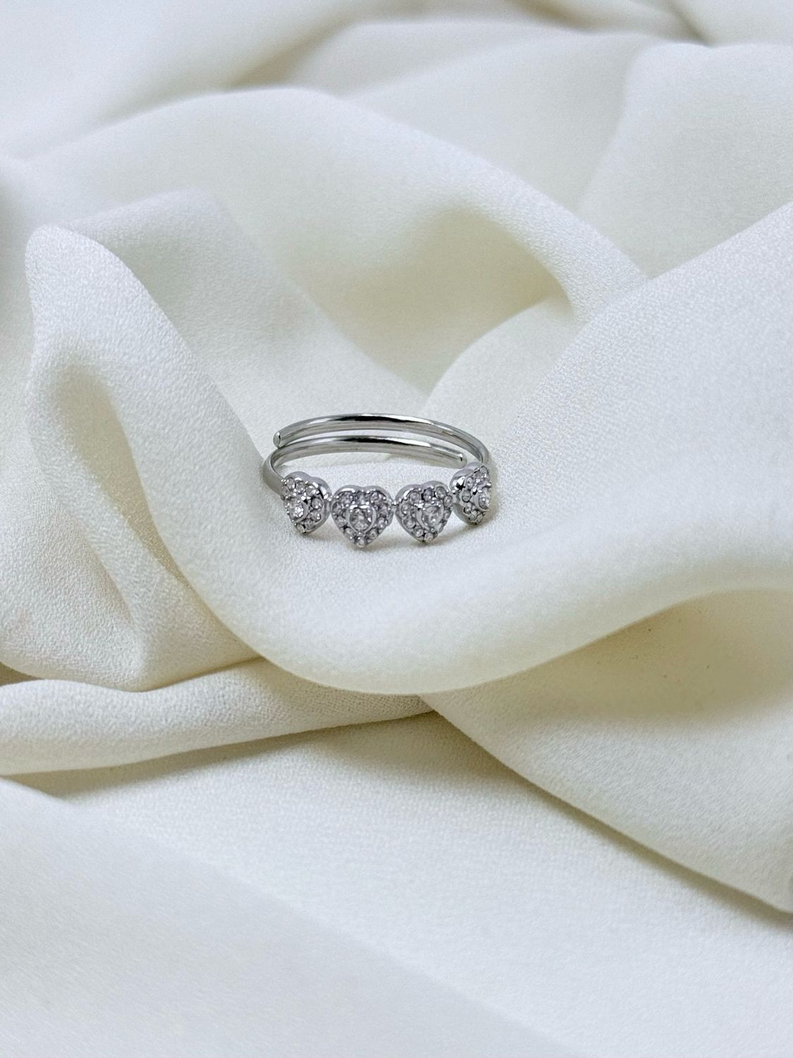 Anello love veretta silver