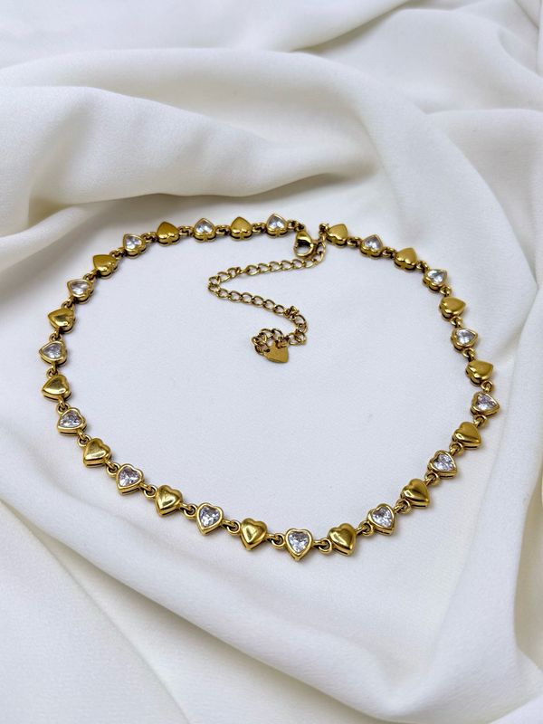 Girocollo mille cuori gold