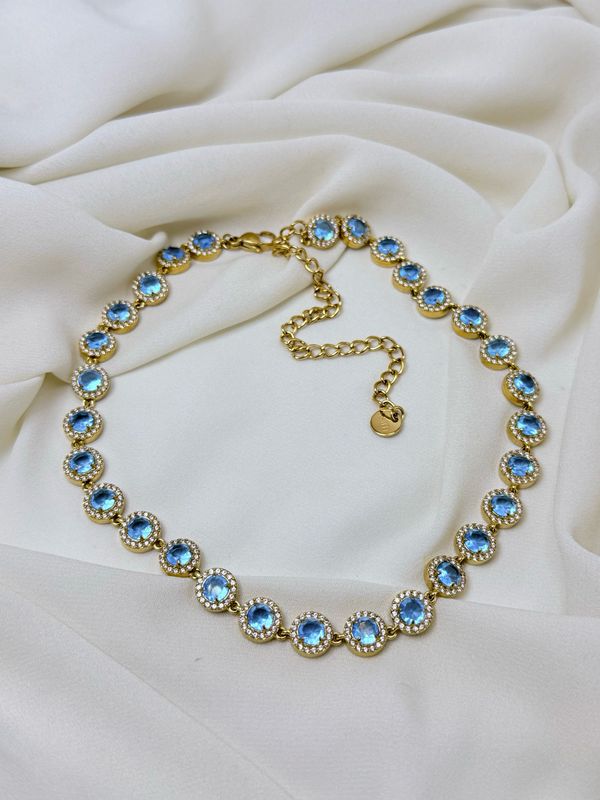 Girocollo ice blu Gold