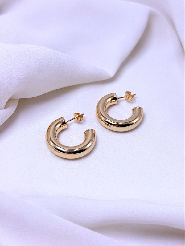 Orecchini basic small gold