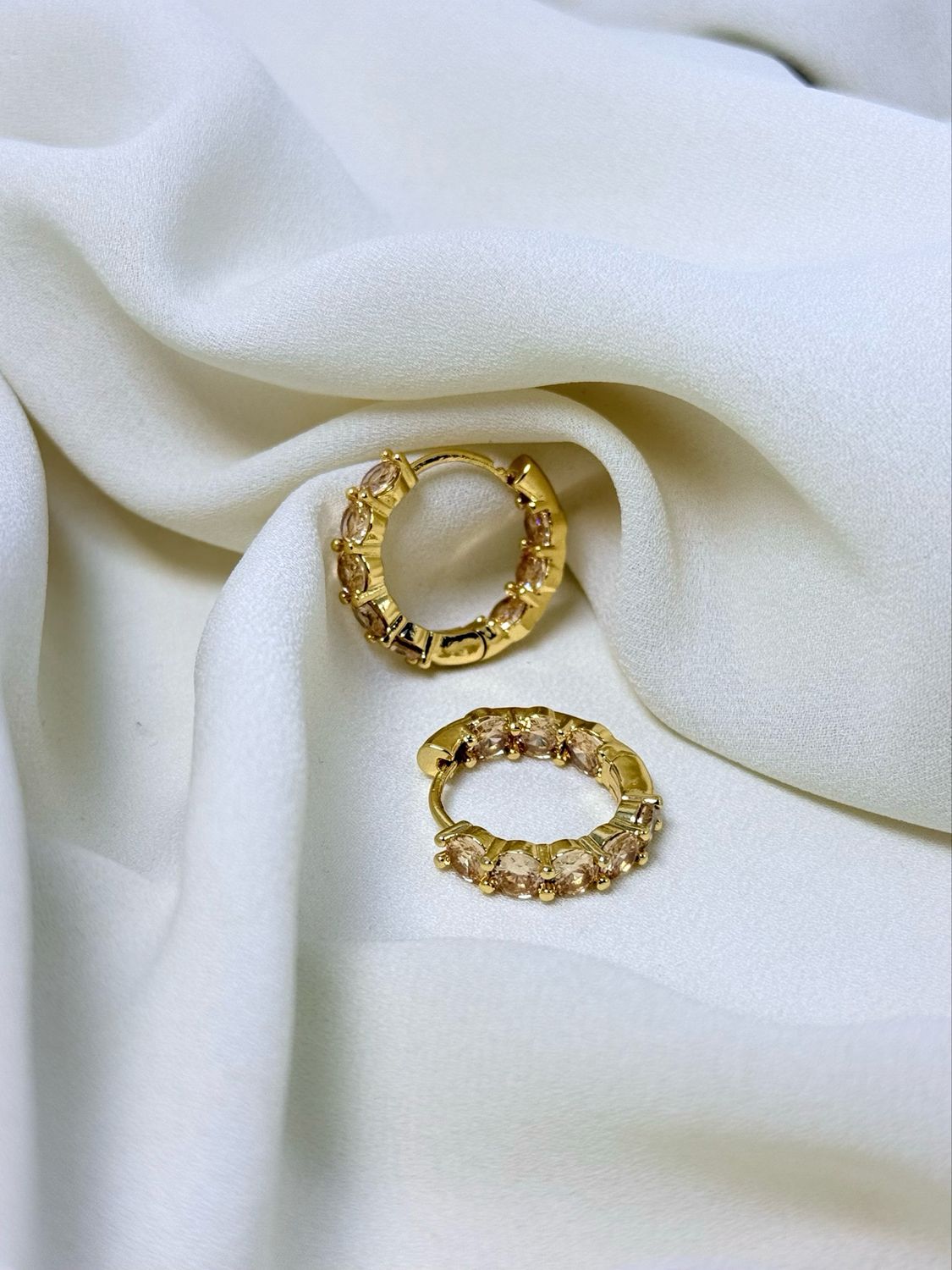 Hoop bubble champagne Gold