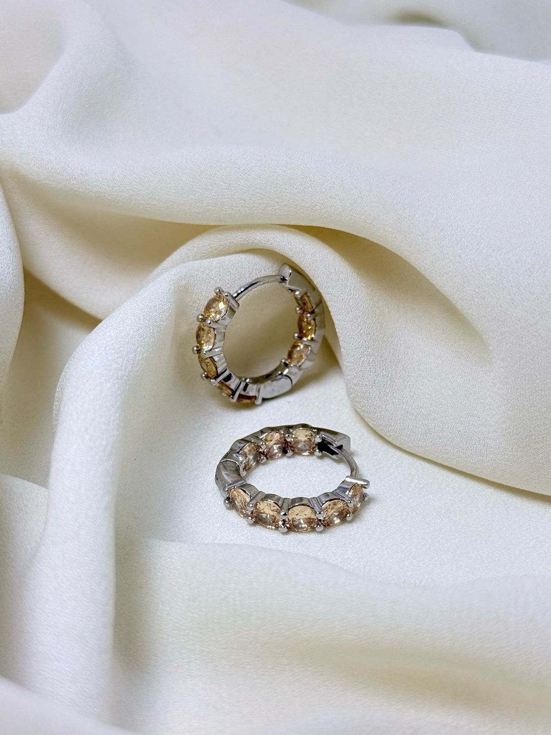 Hoop champagne silver