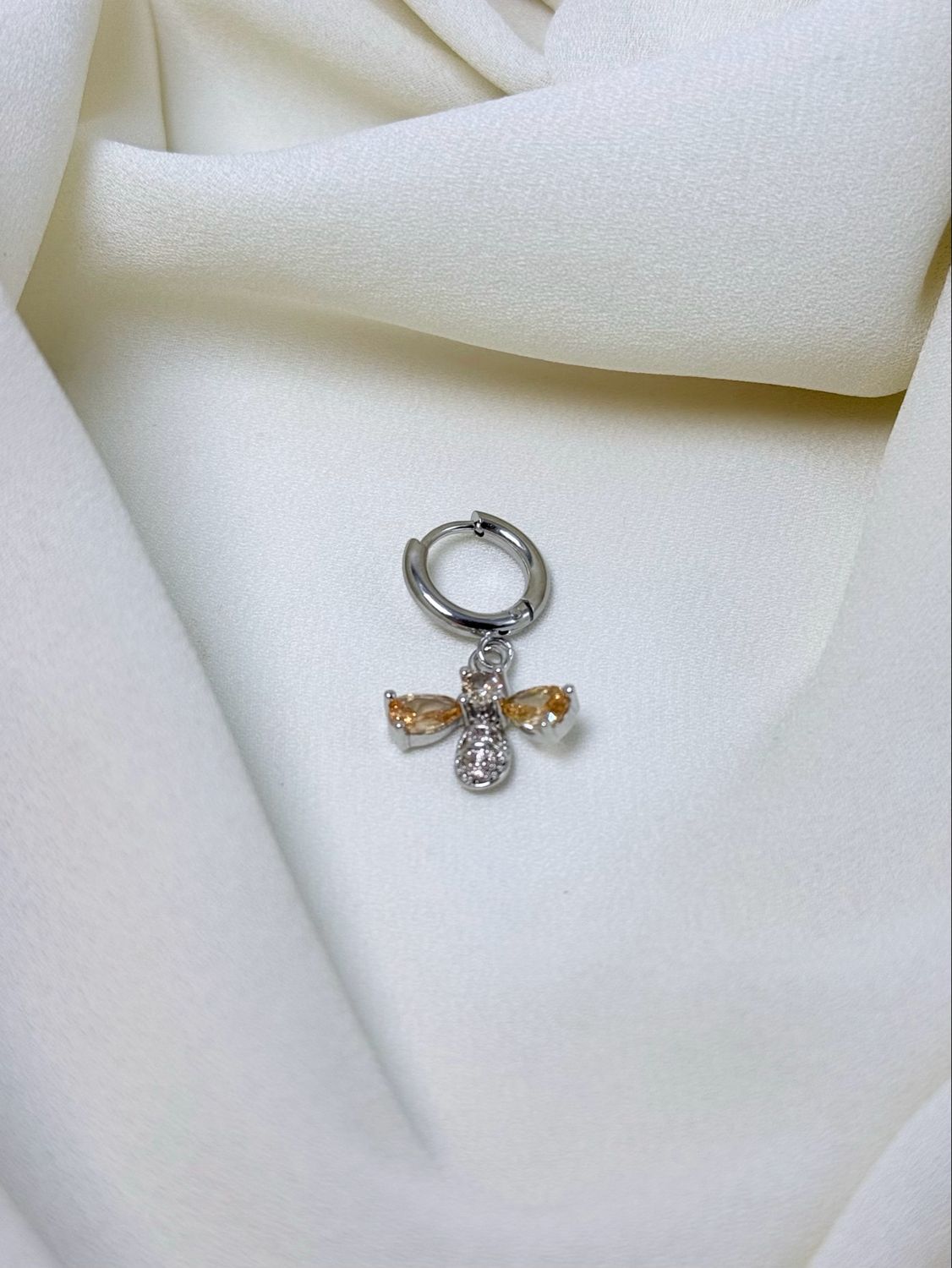 Hoop apina champagne silver