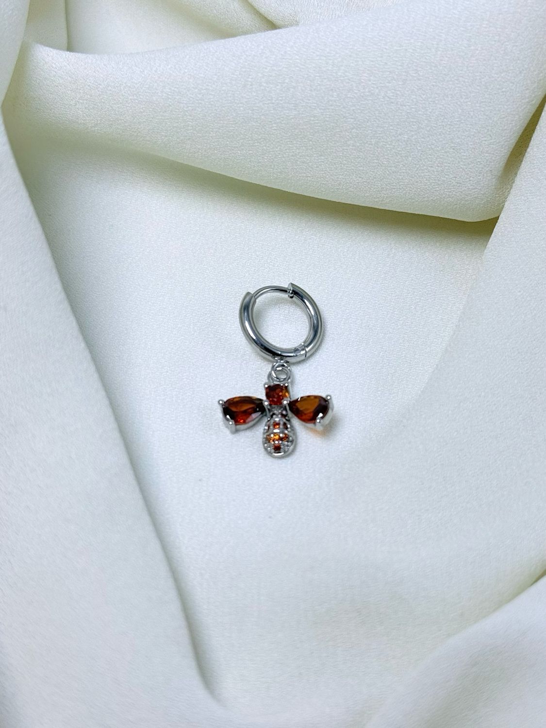 Hoop apina arancio silver