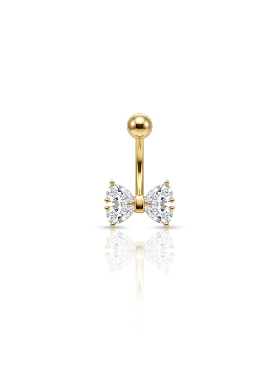 Piercing ombelico ficchetto gold