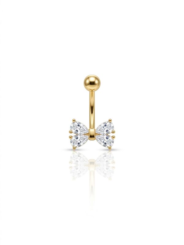 Piercing ombelico ficchetto gold