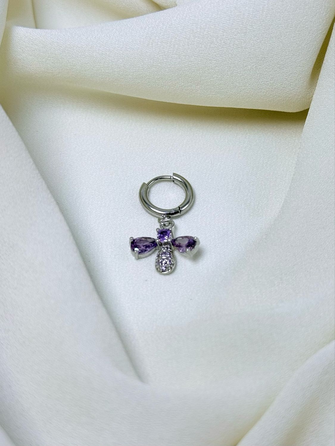 Hoop apina lilla silver